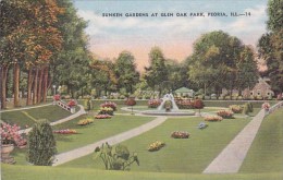 Sunken Gardens At Glen Oak Park Peoria Illinois - Peoria