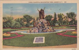 Kings Fountain Washington Park Albany New York 1957 - Albany