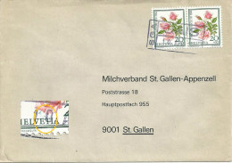 Brief  Gais - St.Gallen  (Bahnstempel)         1983 - Spoorwegen