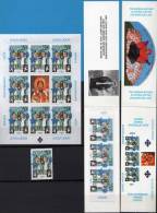 U-1  KOSOVO JUGOSLAVIA EUROPA CEPT 2000 CHILDREN - STAMP-MINI SHEET-BOOKLET 3 STAMPS NEVER HINGED - 2000