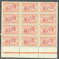 Senegal 1922 Usuals X 12, Block, MNH AG.072 - Ungebraucht