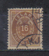 Island  Mi 9A Definitive  16 A  ,  Number 1876 FU - Oblitérés