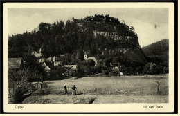 Oybin  -  Der Berg Oybin  -  Lausitzer Gebirge  -  Ansichtskarte Ca.1930    (3435) - Oybin
