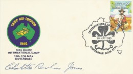 Australia 1980 Silverdale International Girl Guide Signed Souvenir Cover 10 May 1980 - Covers & Documents