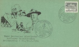 Germany 1964 Reichenberg Scout Camp Souvenir Cover - Brieven En Documenten