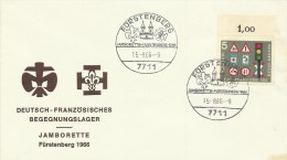 Germany 1966 German French Jamborette Souvenir Cover - Cartas & Documentos