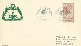 Norway 1962 Bogstad Scout Camp Souvenir Cover - Brieven En Documenten