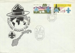 Norway 1975 Scouting Around The World Souvenir Cover - Briefe U. Dokumente