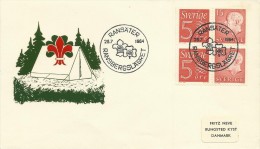 Sweden 1962 Ransater  Scouts Camp Souvenir Cover - Storia Postale