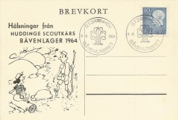 Sweden 1964 Scouts Souvenir Cover - Cartas & Documentos