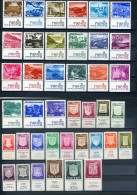 ISRAEL - 40 VALUES - Unused Stamps (with Tabs)