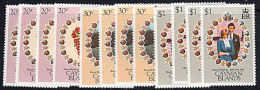 A5041 CAYMAN ISLANDS 1981, SG 612-4, 4 @ Set Of Royal Wedding  MNH - Iles Caïmans