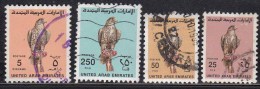 4v Definitives, UAE, U.A.E. Used 1990 Falcon Bird,  United Arab Emirates, (sample Image) - United Arab Emirates (General)