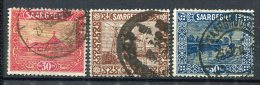 SARRE - Yv. N° 92,86,94  (o)  30c,15c,50c  Cote  1,3 Euro  BE - Used Stamps