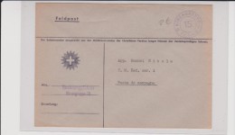 ENVELOPPE MILITAIRE SUISSE - MINENGRUPPE 15 - POSTE DE CAMPAGNE - Cartas & Documentos