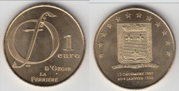 **** 1 EURO D´OZOIR LA FERRIERE 15 DECEMBRE 1997 AU 4 JANVIER 1998 - PRECURSEUR EURO **** EN ACHAT IMMEDIAT !!! - Euros De Las Ciudades