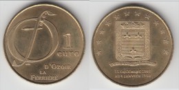 **** 1 EURO D´OZOIR LA FERRIERE 15 DECEMBRE 1997 AU 4 JANVIER 1998 - PRECURSEUR EURO **** EN ACHAT IMMEDIAT !!! - Euro Delle Città