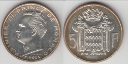 **** ESSAI MONACO 5 FRANCS 1960 RAINIER III - QUALITE FDC - NEUF **** EN ACHAT IMMEDIAT !!! - 1960-2001 Francos Nuevos