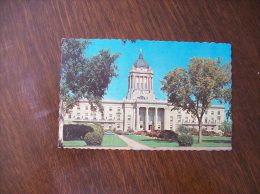 Canada: Carte Postale Ancienne De Winnipeg-Manitoba Legislative Building - Winnipeg