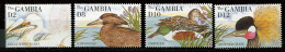 Gambie ** N°  1787 à 1790 - Oiseaux  Aquatiques - Gambia (1965-...)