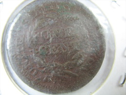 USA US 1 ONE LARGE  CENT 1854 ROTATED 90 DEGREE BRAIDED HAIR RARE   LOT 30 NUM 8 - 1840-1857: Braided Hair (Cheveux Tressés)