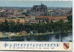 CPSM 57 METZ VUE D ENSEMBLE CAMPING 1967 Grand Format 15 X 10,5 - Metz