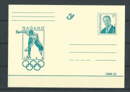 Belgique:  Entier Postal N° 65 ** ( Nagano 98) - Hiver 1998: Nagano