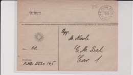 ENVELOPPE MILITAIRE SUISSE - F. HAUB. BTTR. 165 - POSTE DE CAMPAGNE - Cartas & Documentos