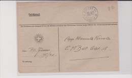 ENVELOPPE MILITAIRE SUISSE  - GEB. FUS. KP. III/41 - POSTE DE CAMPAGNE - Cartas & Documentos