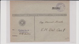 ENVELOPPE MILITAIRE SUISSE  - FUNKER KP. 2 - POSTE DE CAMPAGNE - Cartas & Documentos