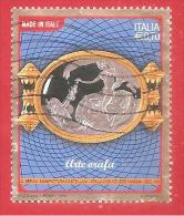 ITALIA REPUBBLICA USATO - 2013 - Arte Orafa - Spilla Con Venere Marina - € 0,70 - S. 3398 - 2011-20: Gebraucht