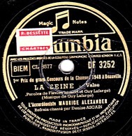 78 Trs - Columbia DF 3252 - état B - MAURICE ALEXANDER - LA SEINE - MON GENTIL PETIT PEDRO - 78 T - Disques Pour Gramophone