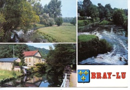 Bray Lu (val D'oise 95) Les Bords De L'Epte - Multivues N°41/702 - Bray-et-Lû