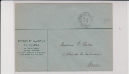 ENVELOPPE MILITAIRE SUISSE - POSTE DE CAMPAGNE - Cartas & Documentos