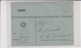 ENVELOPPE MILITAIRE SUISSE  - STAB GEB. FUS.BAT. 89 - POSTE DE CAMPAGNE - Documents