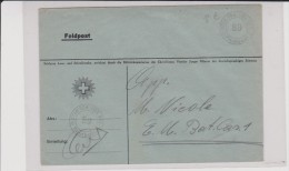 ENVELOPPE MILITAIRE SUISSE  - STAB GEB. FUS.BAT. 89 - POSTE DE CAMPAGNE - Dokumente