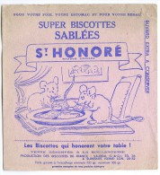 BUVARD BISCOTTES SABLEES ST HONORE - Biscottes