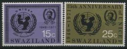 1972 Swaziland, Anniversario UNICEF, Serie Completa Nuova (**) - Swaziland (1968-...)