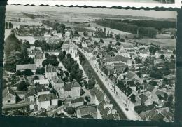 EN AVION AU DESSUS DE -  3 - Dangé ( Vienne) Route Nationale Et Vue Générale - Pa234 - Dange Saint Romain