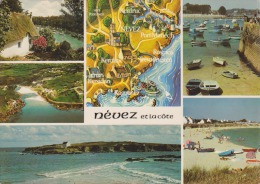 29 - NEVEZ - Multivues - Flamme Concarneau Port De Pêche 1984 - 2 Scans - - Névez