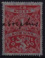 1919 - Czechoslovakia - Czechoslovakia - Tschechoslowakei - Revenue Stamp - 1 Kr. - Dienstmarken