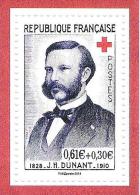 Valeur Isolée, "rare" J.H.Dunant" Pris Du Bloc-Souvenir 2014 Croix Rouge - Henry Dunant