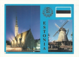 Cp, Estonie,Tallinn, Multi-Vues, écrite - Estonia