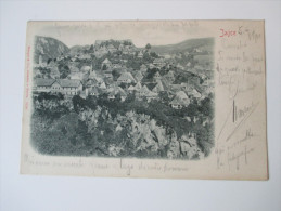 Ansichtskarte 1901 Jajce Österreich / Bosnien Herzegowina Gesendet Nach Trieste. Panorama Ansicht - Bosnia And Herzegovina