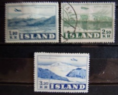 ISLANDIA - IVERT A 27/29 NUEVOS* CON CHARNELA (ECEPTO EL A 28 USADO ) - Airmail
