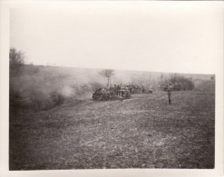Photo Originale 14-18 Une Batterie De Canons Allemande En Action, Artillerie (A71, Ww1, Wk1) - Guerra 1914-18