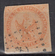 #65# COLONIES GENERALES N° 5 Oblitéré Losange Ancre - Águila Imperial