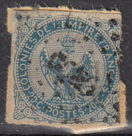 #65# COLONIES GENERALES N° 4 Oblitéré Losange CCN6 (Cochinchine)   RARE - Eagle And Crown