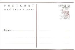 75573) INTERI POSTALI NORGE1,75 CON CARTOLINA DI RISPOSTA - Enteros Postales