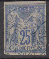 #65# COLONIES GENERALES N° 36 Oblitéré En Bleu Gorée (Sénégal Et Dépendances) - Sage